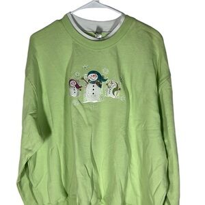 Christmas Snowman Sweater Women’s Size 2XL